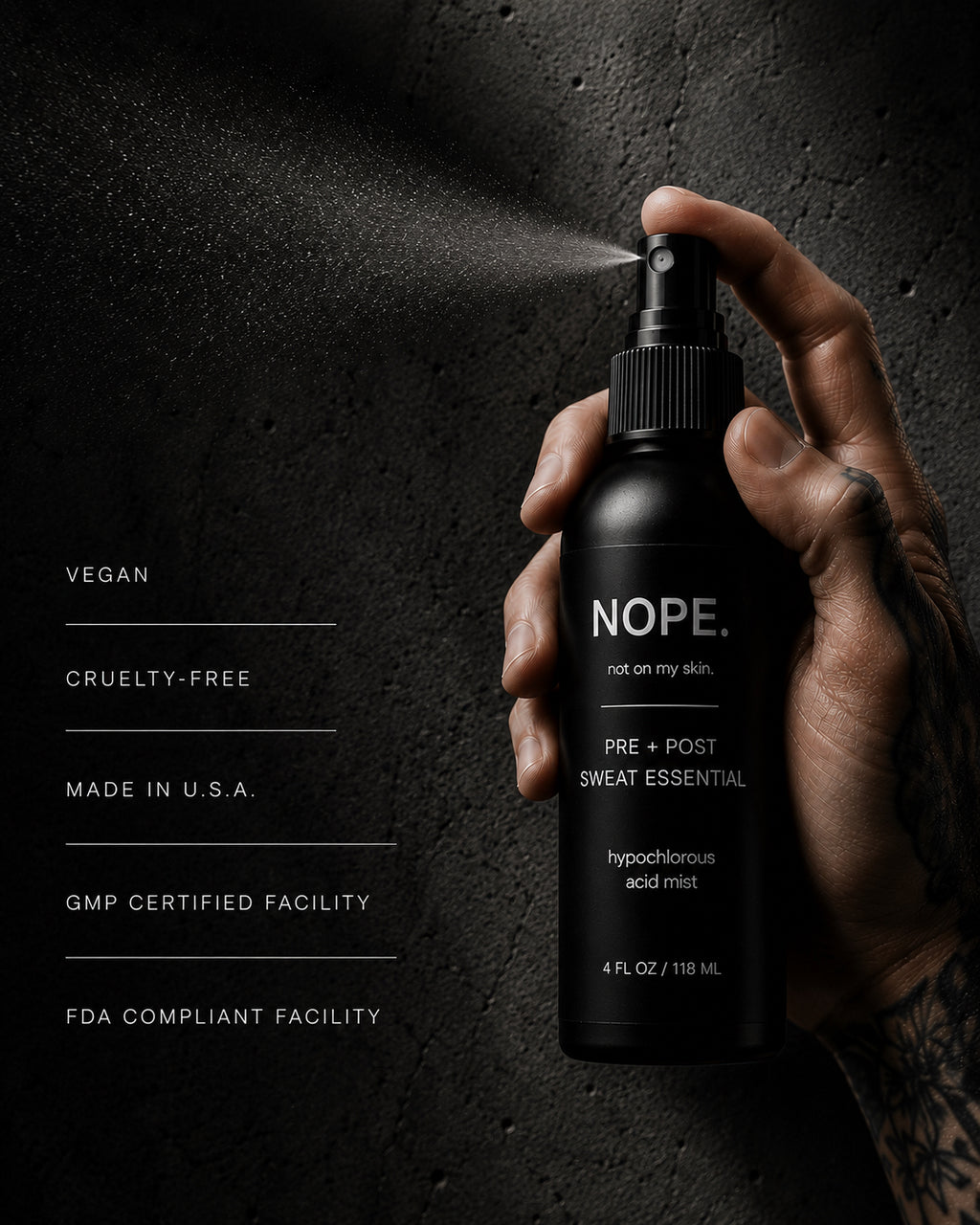 NOPE. Pre + Post Sweat Essential