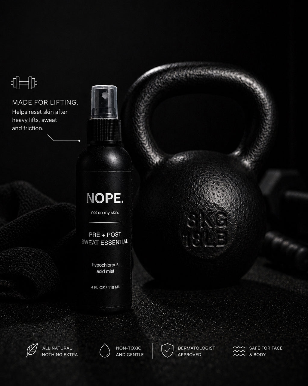 NOPE. Pre + Post Sweat Essential