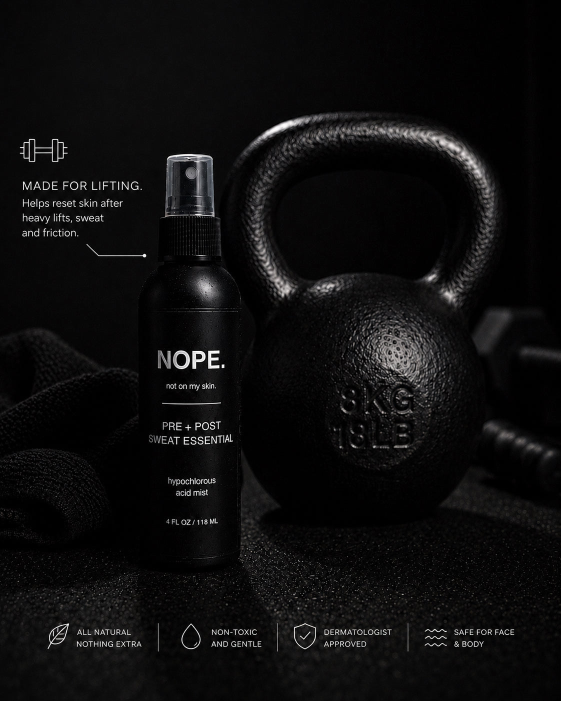 NOPE. Pre + Post Sweat Essential
